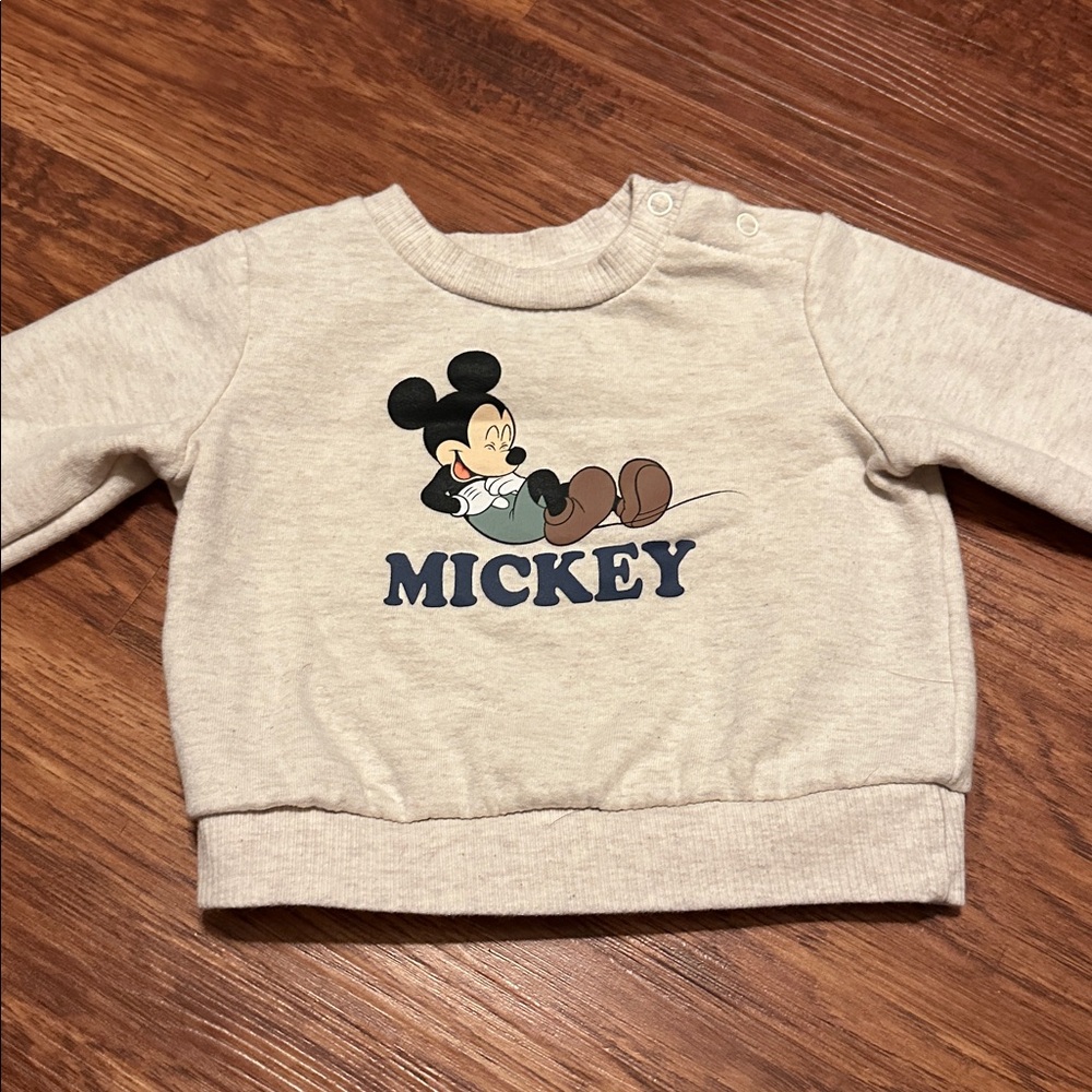 Disney Mickey 2pc Pullover with Joggers 3-6 Months - Picture 2 of 7